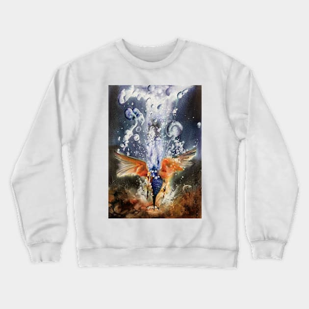 Catch Of The Day Crewneck Sweatshirt by Mightyfineart